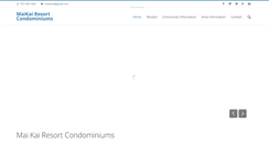 Desktop Screenshot of maikairesort.com